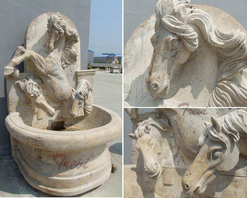 Wall mounted horse water fountains indoor home depot details