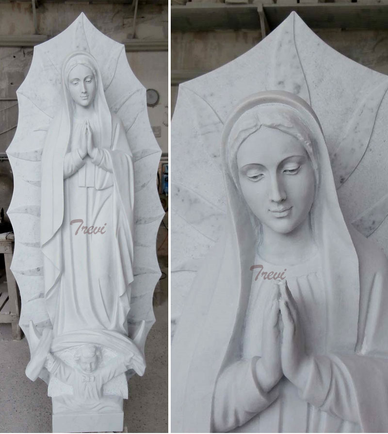 Catholic marble Our Lady of Guadalupe statues online details