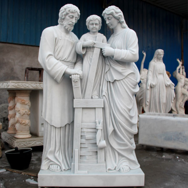 Catholic Holy family garden marble statues and decor online sale