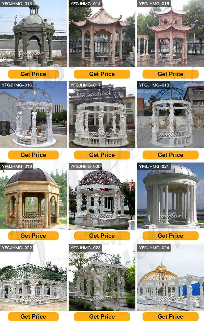 marble gazebo for sale -Trevi Sculpture