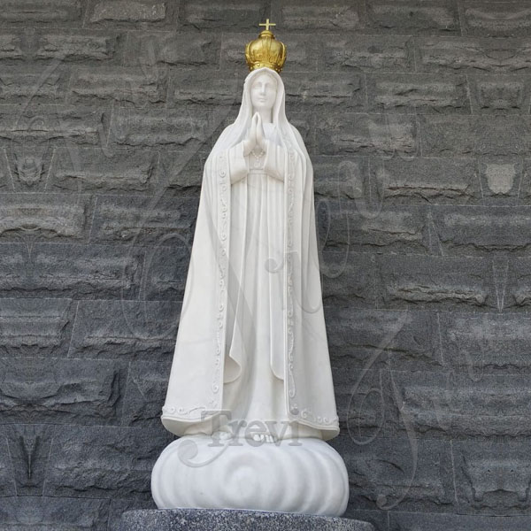 Fatima with Children Marble Statues for Church Suppliers