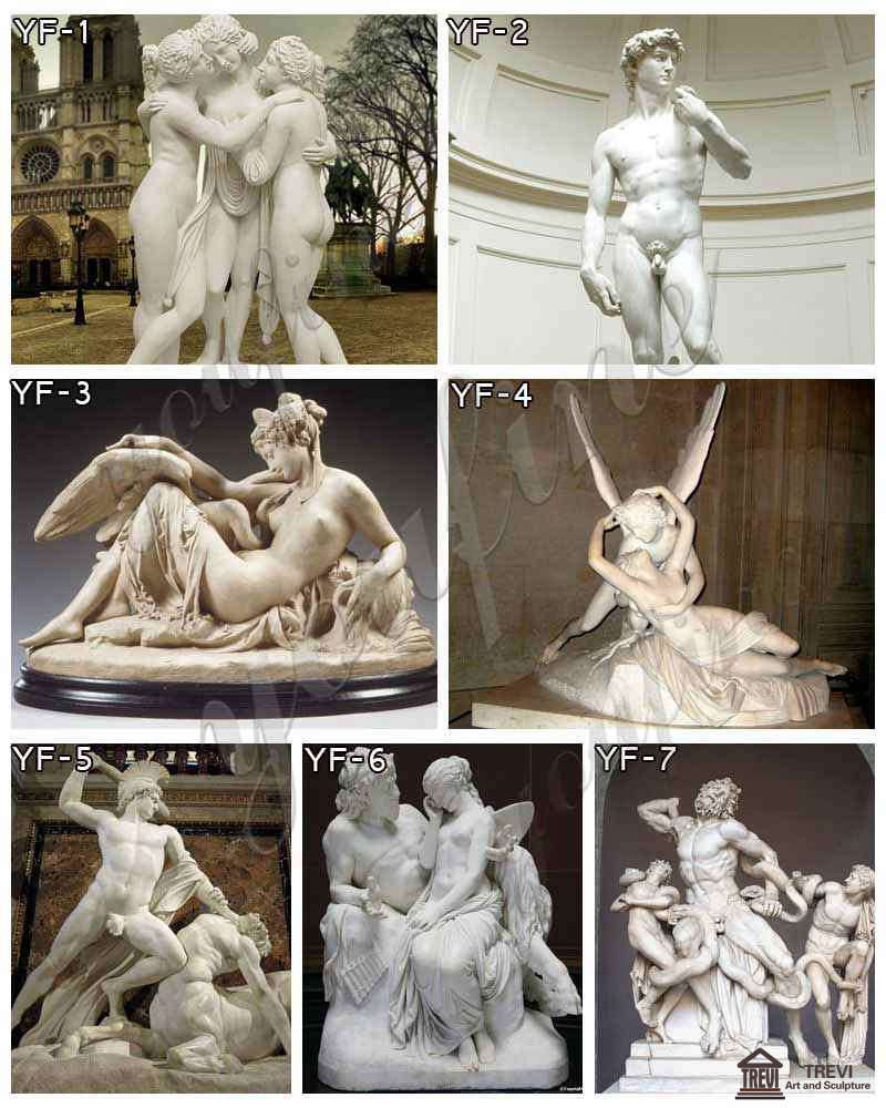 Four Seasons Ladies Marble Statues