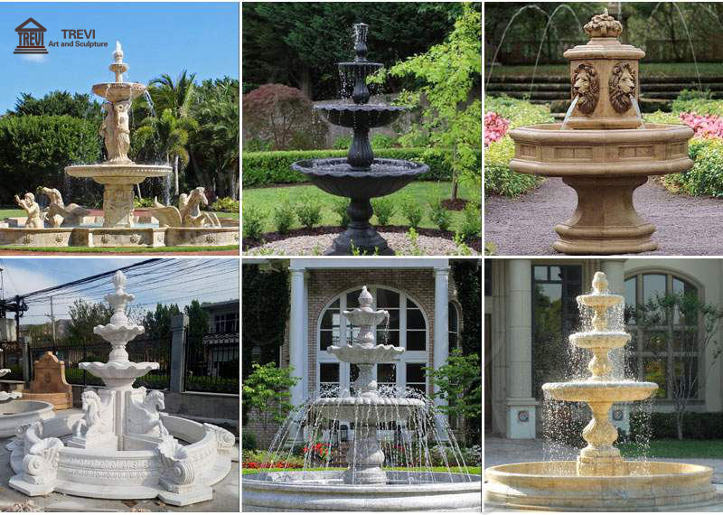 Granite Tiered Bowl Water Fountain