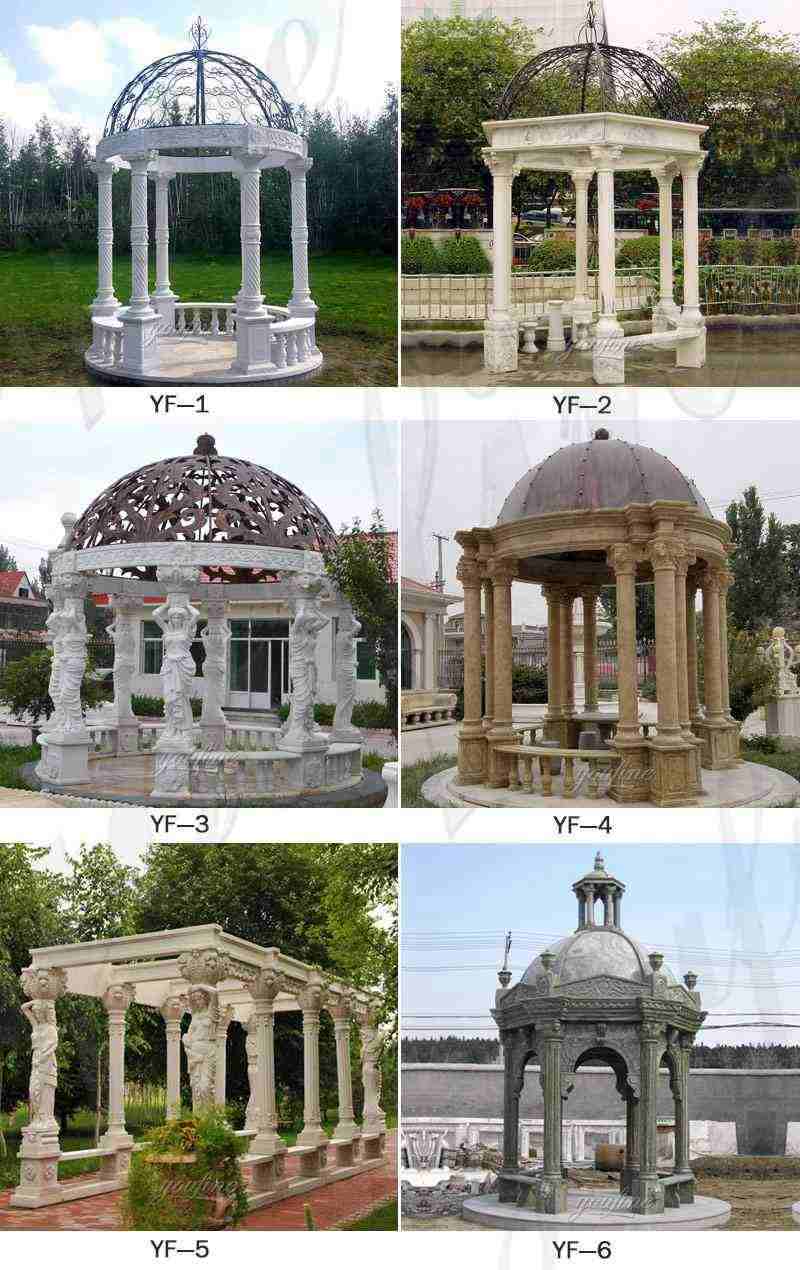 Outdoor White Marble Gazebo Related Products