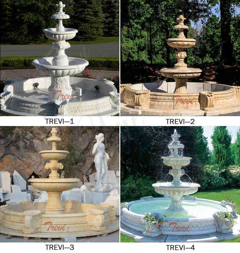 natural stone water fountains