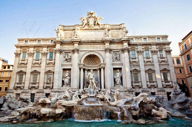 World Famous Marble Trevi Fountains Replica Luxurious Marble Fountains for Original