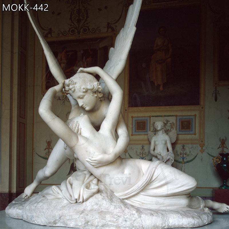 Famous Marble Cupid and Psyche Statue Decor for Sale MOKK-442