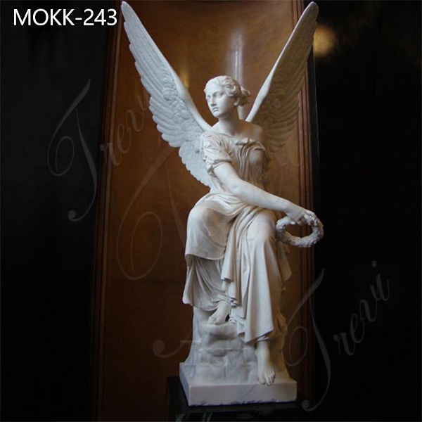 Hand Carved Angel Marble Statue for Sale MOKK-243