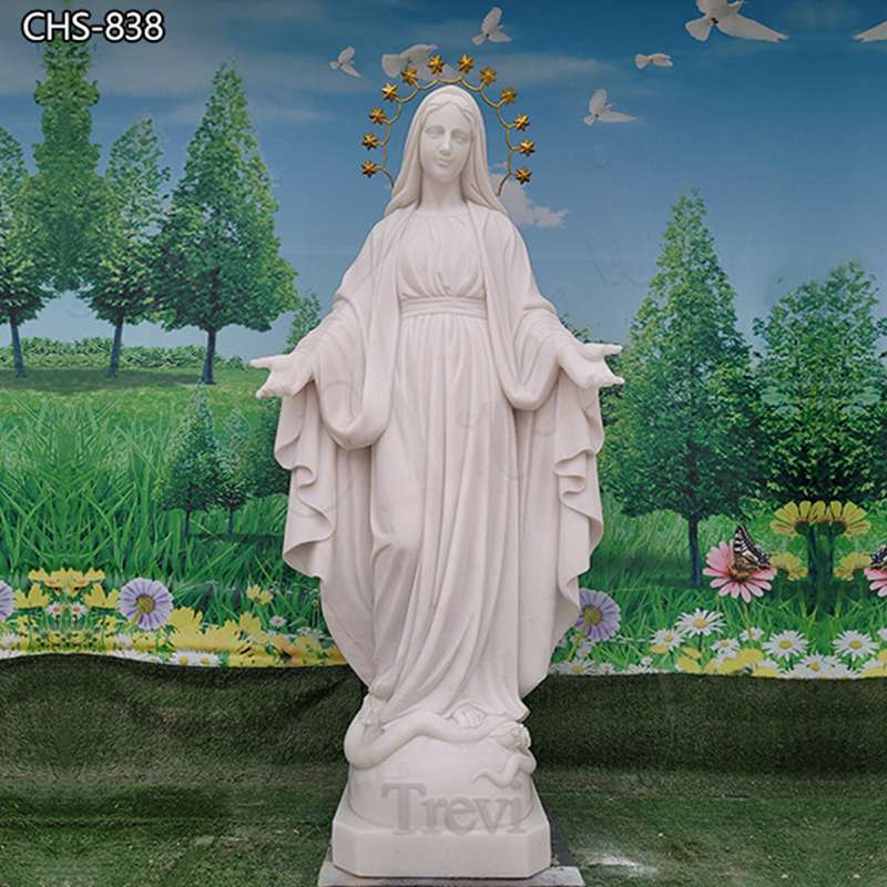 Marble Our lady of Peace Statue Catholic Church Decor for Sale CHS-838