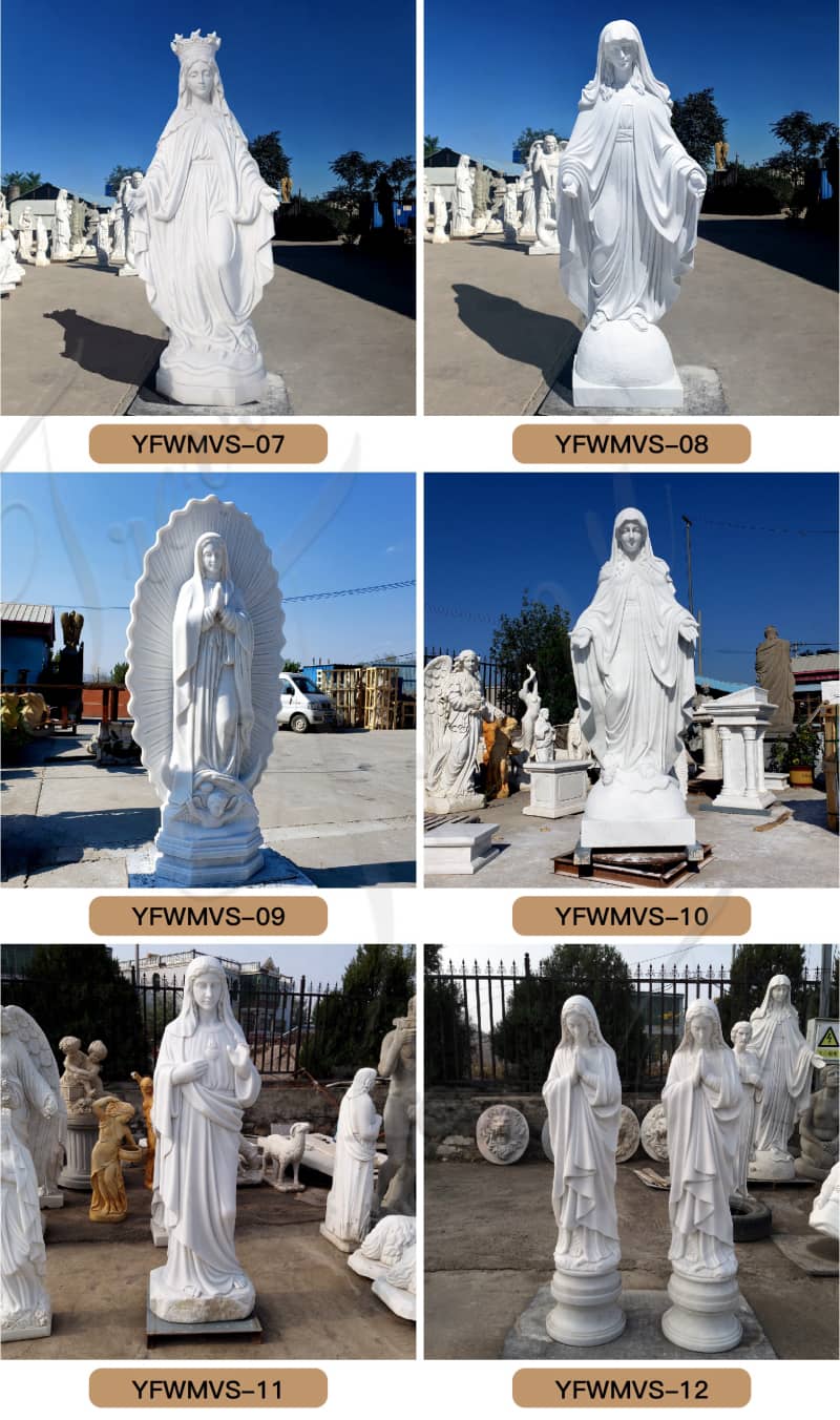 Marble Virgin Mary Statue -Trevi sculpture