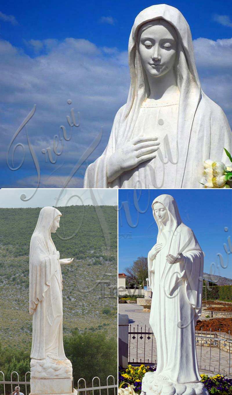 Religious Pieta Statue of Mary-Trevi Sculpture