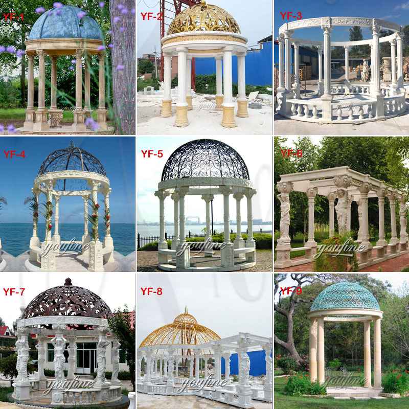 marble gazebo -YouFine Sculpture