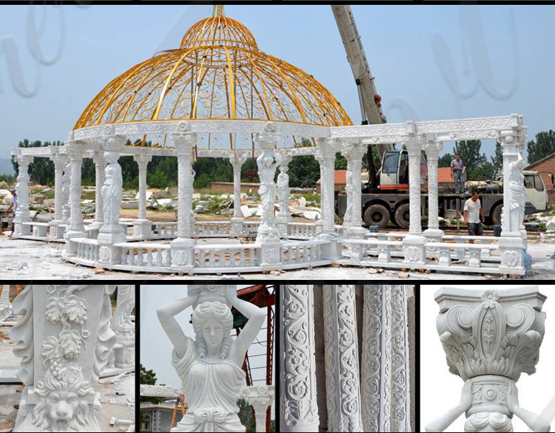 marble gazebo -YouFine Sculpture