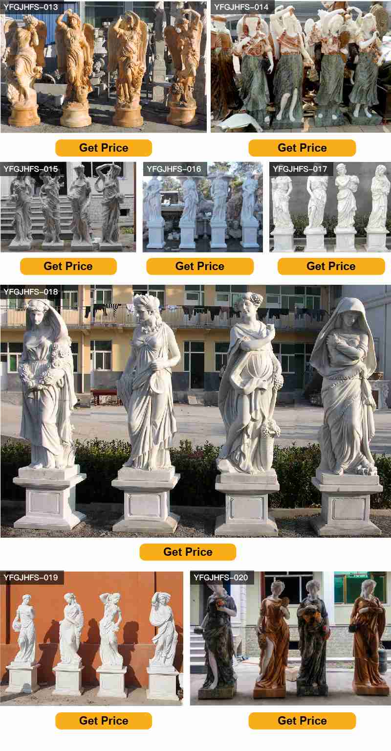 four seasons statues -Trevi Sculpture