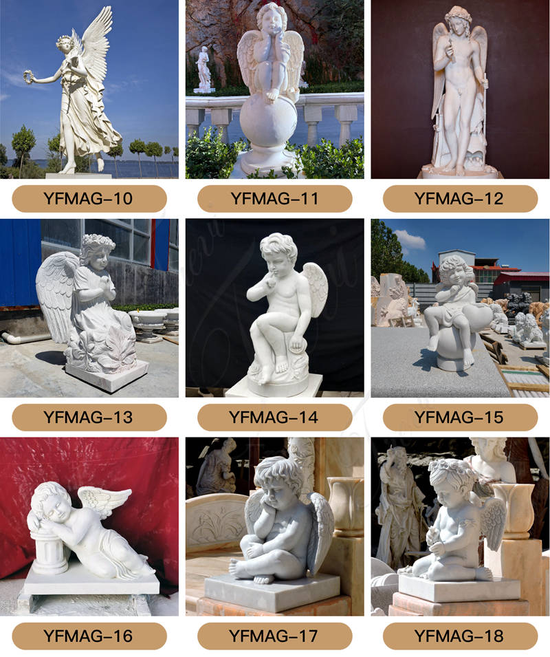 white marble angel statue -Trevi Sculpture