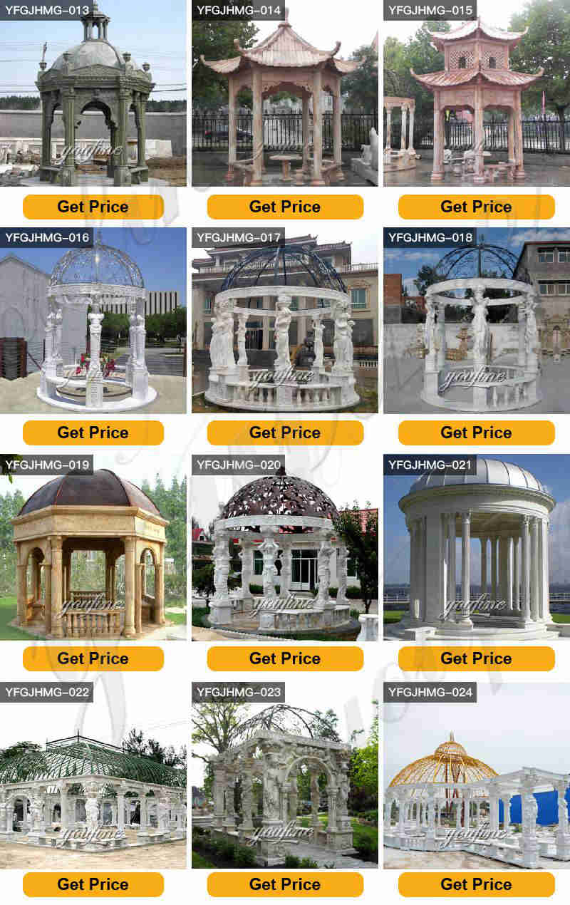 marble gazebo for sale -Trevi Sculpture