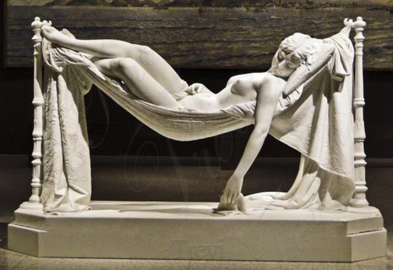 Famous Marble Artwork Sleeping Beauty Statue by Antonio Frilli MOKK-925
