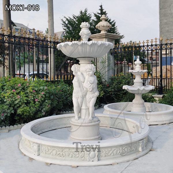 Hand Carved Marble Fountain Design Garden Decor for Sale MOK1-018