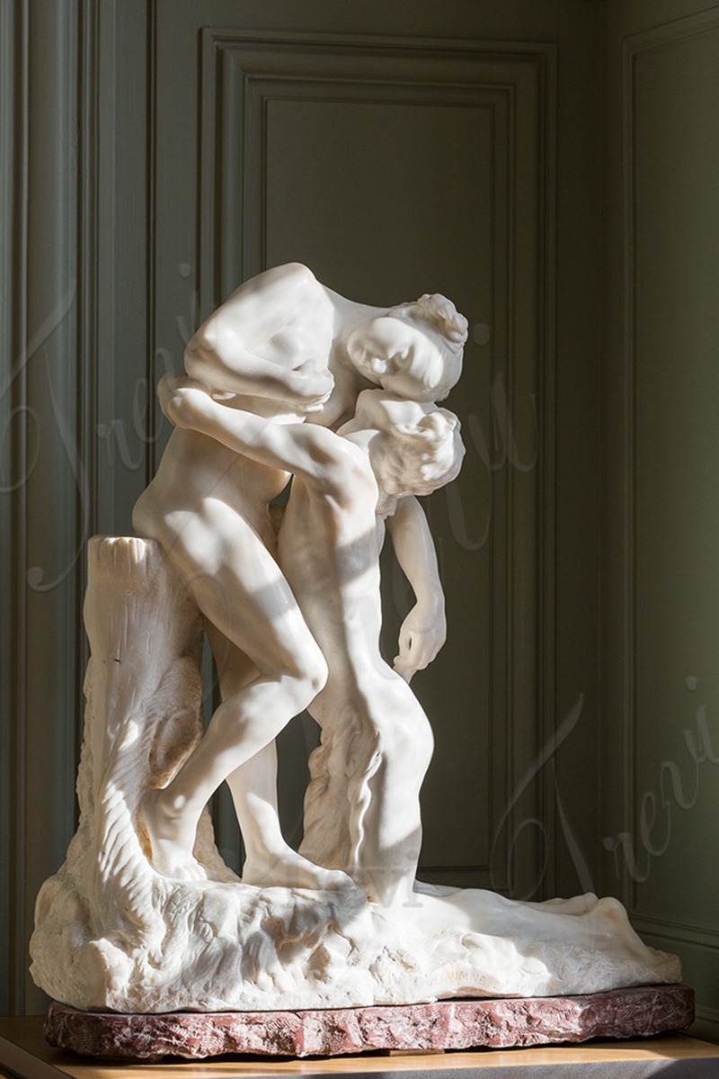 Camille Claudel Famous Marble Vertumnus and Pomona Statue for Sale MOK1-050