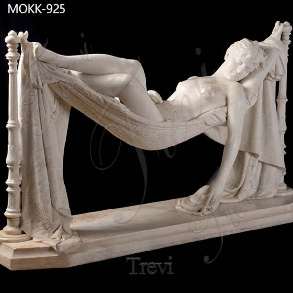 Famous Marble Artwork Sleeping Beauty Statue by Antonio Frilli MOKK-925