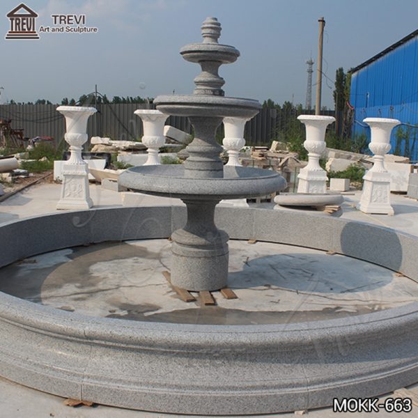 High Quality Outdoor Marble Water Fountain for Park Supplier MOKK-663
