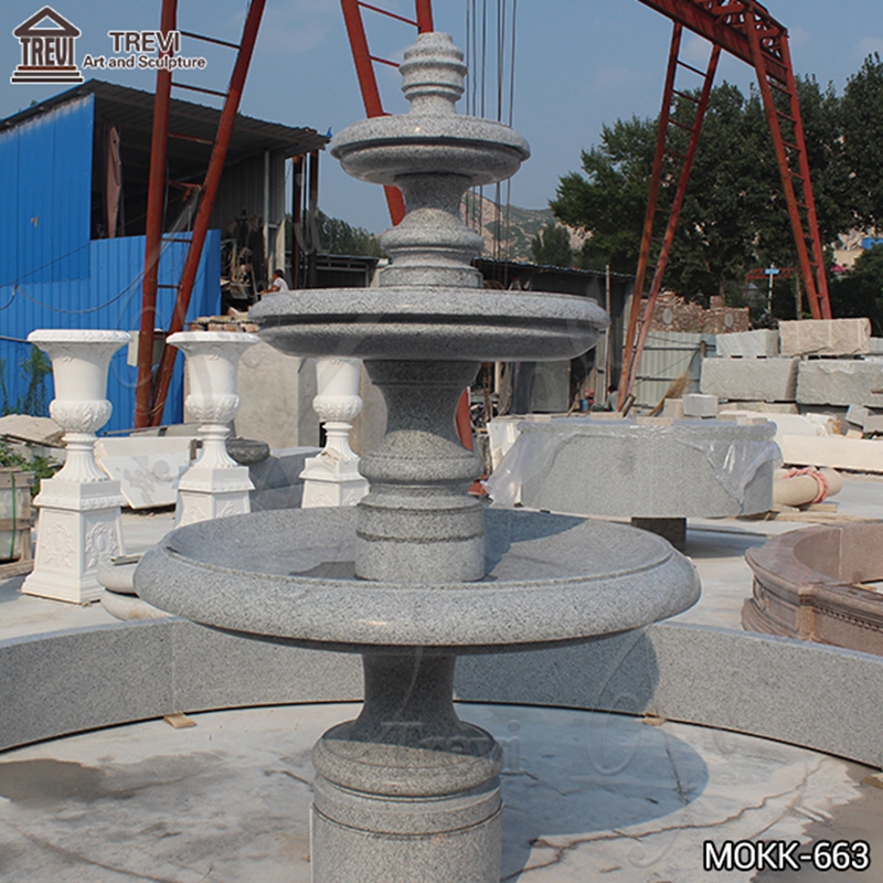 High Quality Outdoor Marble Water Fountain for Park Supplier MOKK-663