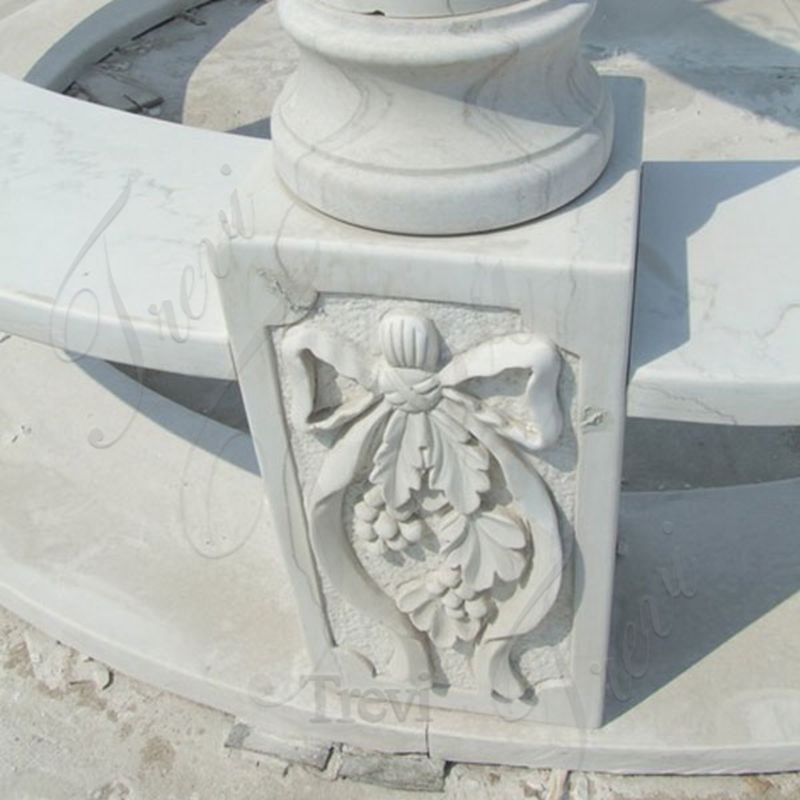 Hand Carved Outdoor White Marble Gazebo from Factory Supply Mokk-30