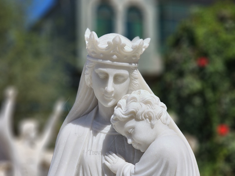 mary and jesus statue for sale-01-Trevi Sculpture