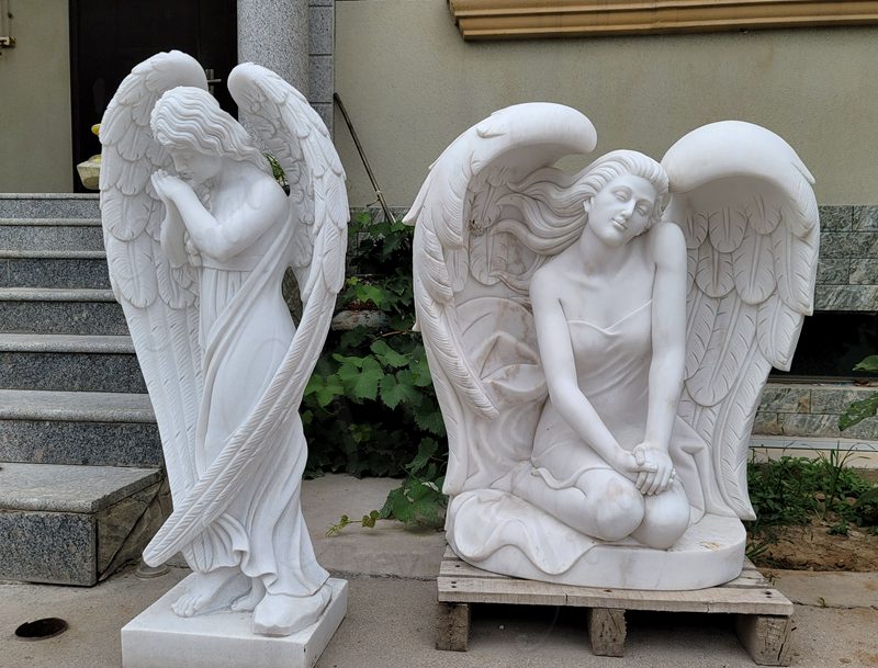 marble angel statue-01-Trevi Statue