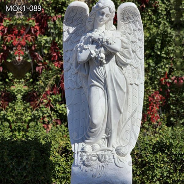 Beautiful White Marble Angel Statues – Perfect for Your Home or Garden