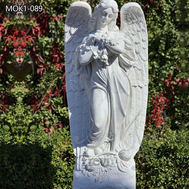 Beautiful White Marble Angel Statues - Perfect for Your Home or Garden