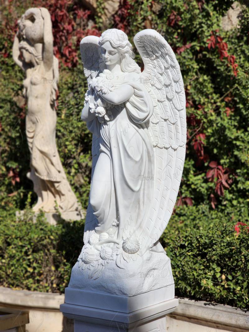 White Marble Angel Statue