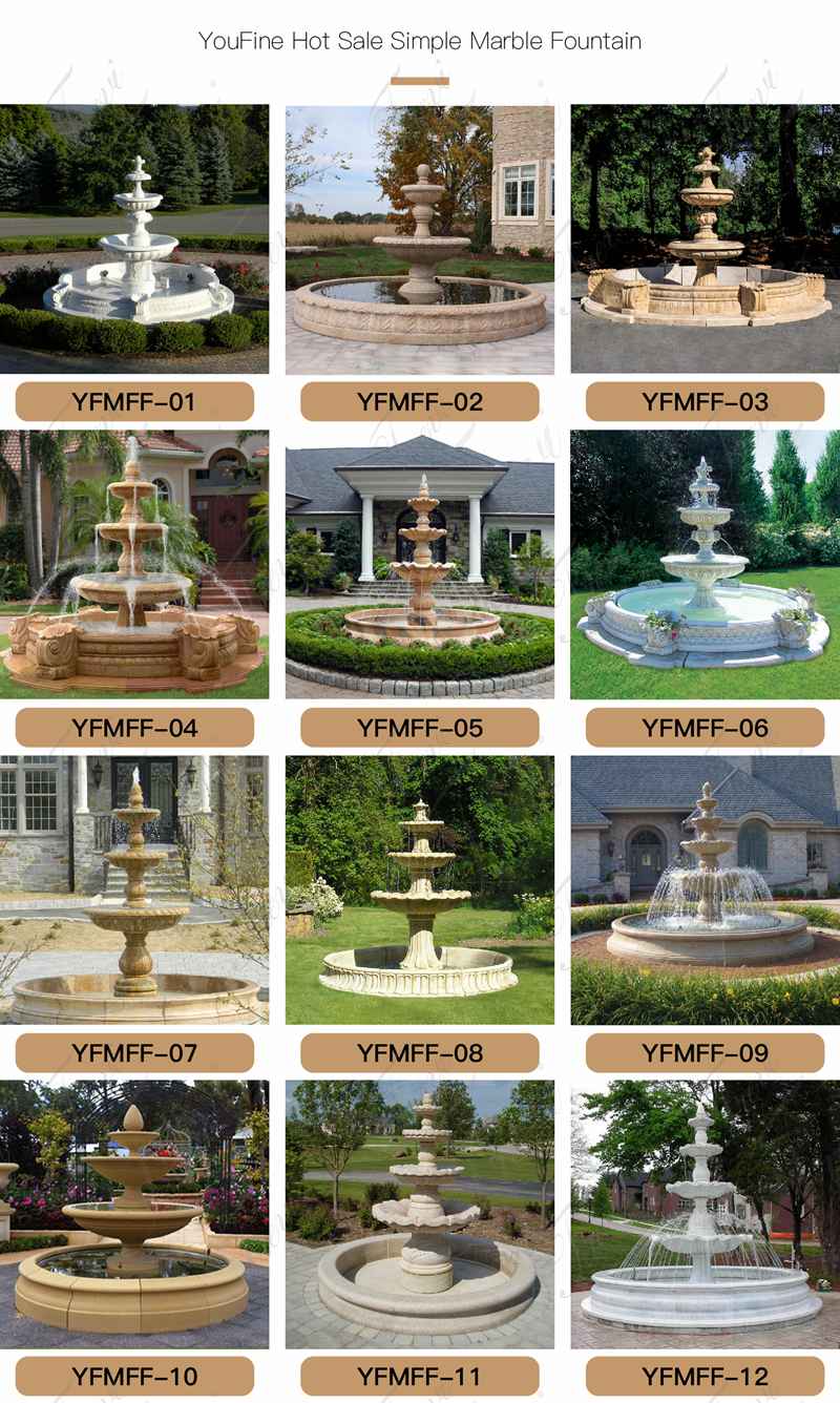 large marble fountain