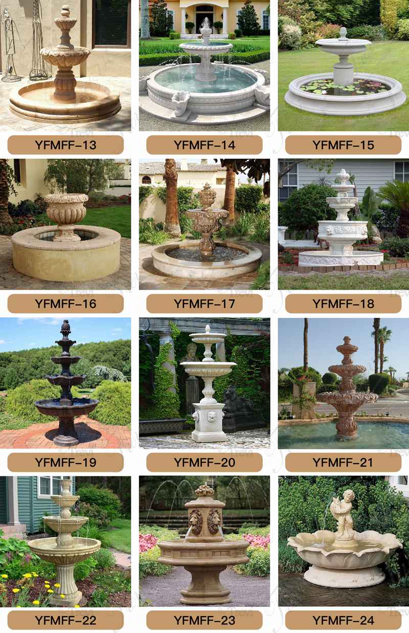 large marble fountain