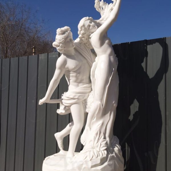 Life-size Marble Greek Garden Statue Apollo and Daphne Bernini Art MOKK-776