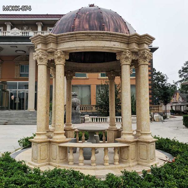 Marble gazebo decoration