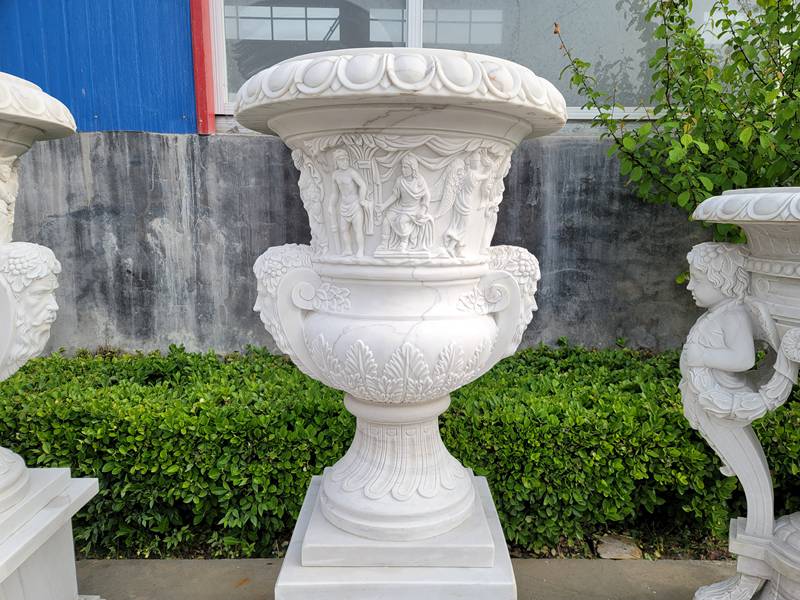 marble flower pot (2)
