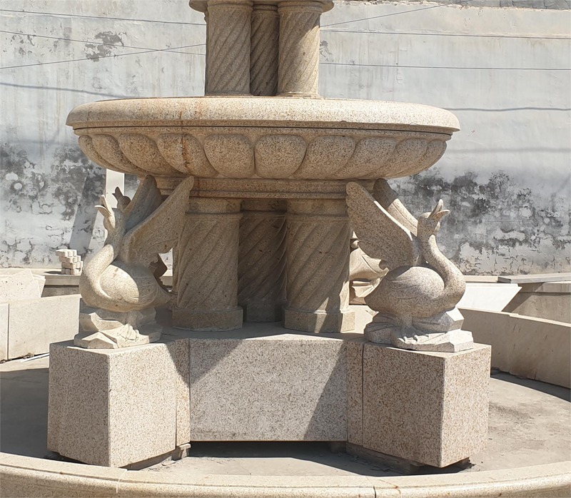 marble swan fountain (2)