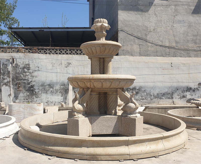 marble swan fountain (3)
